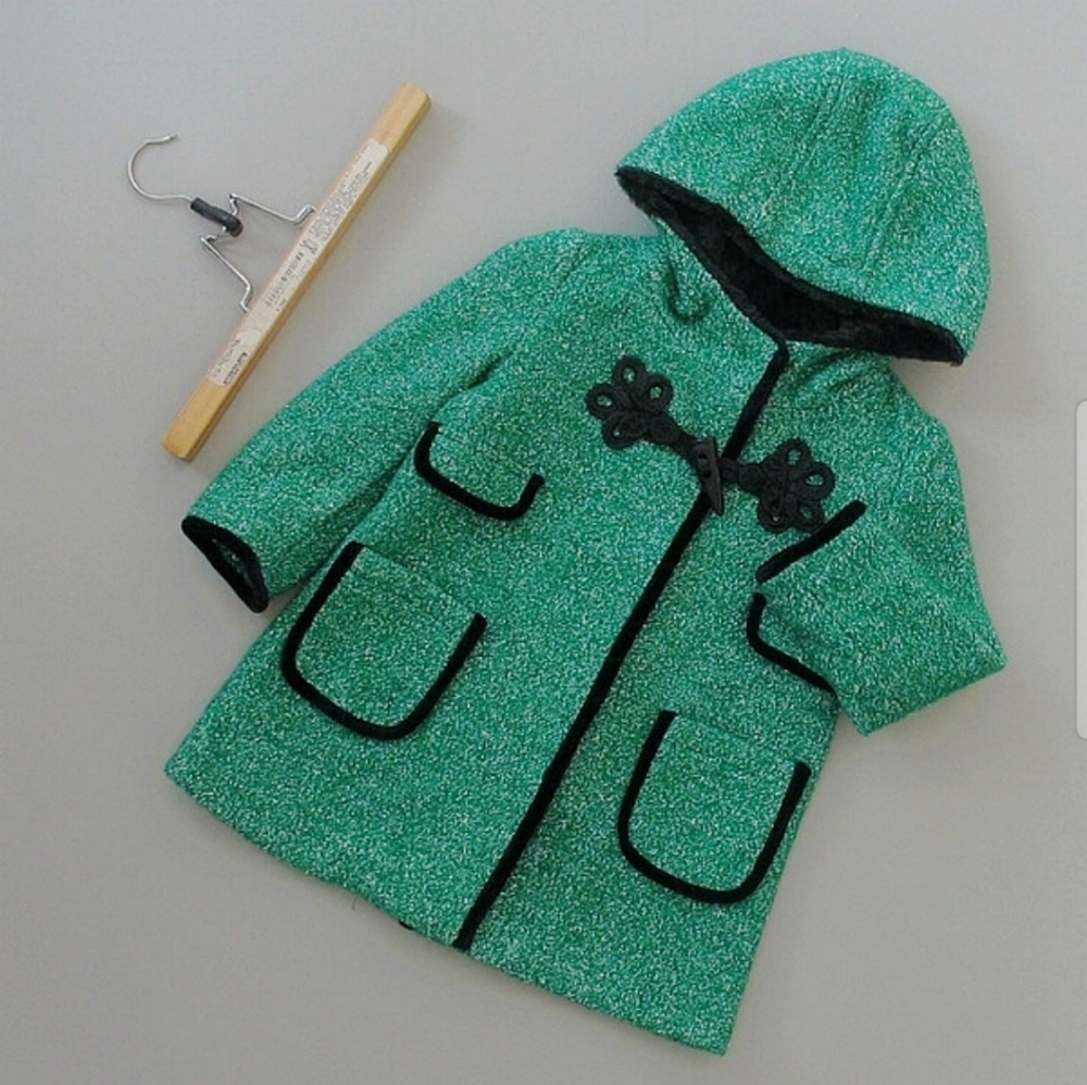NWT Kids 30% Wool hooded Coat